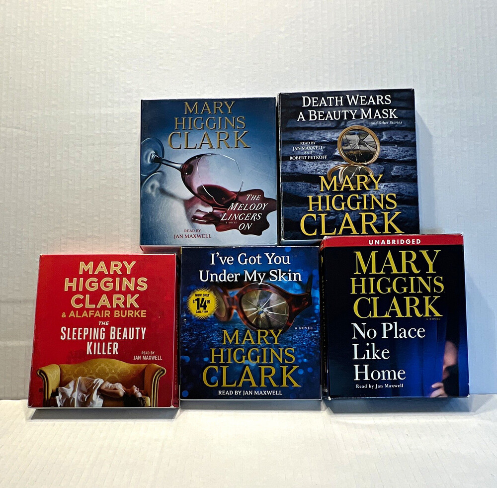 Mary Higgins Clark Unabridged Audiobook Audio CD Lot 5: Sleeping Beauty Killer